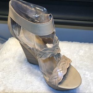 BCBG Generation Braided Wedge